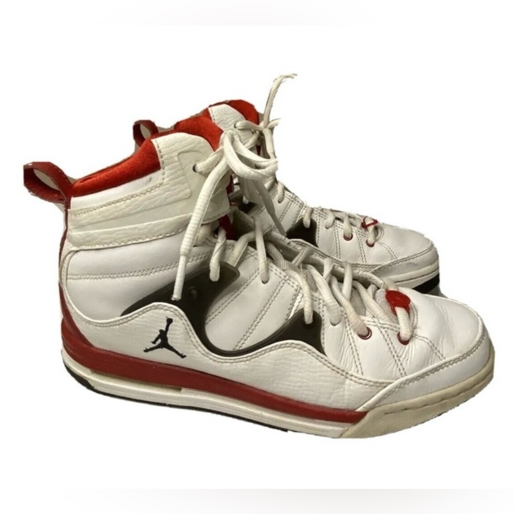 Jordan Flight Nike White Blk Red 428827-101 Youth Sneaker Sz 6.5 (M 6.5 …